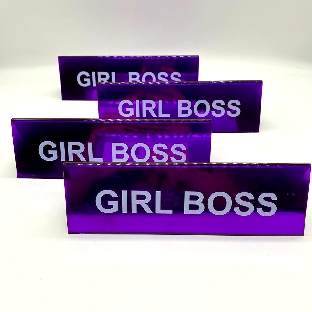 💘 ✨✨Girl Boss Desk Sign✨💫 Set of 4💫✨